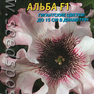 Петуния превосходнейшая Альба F1, 10 гранул