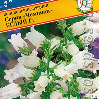 Колокольчик средний Чемпион Белый F1, 5 драже